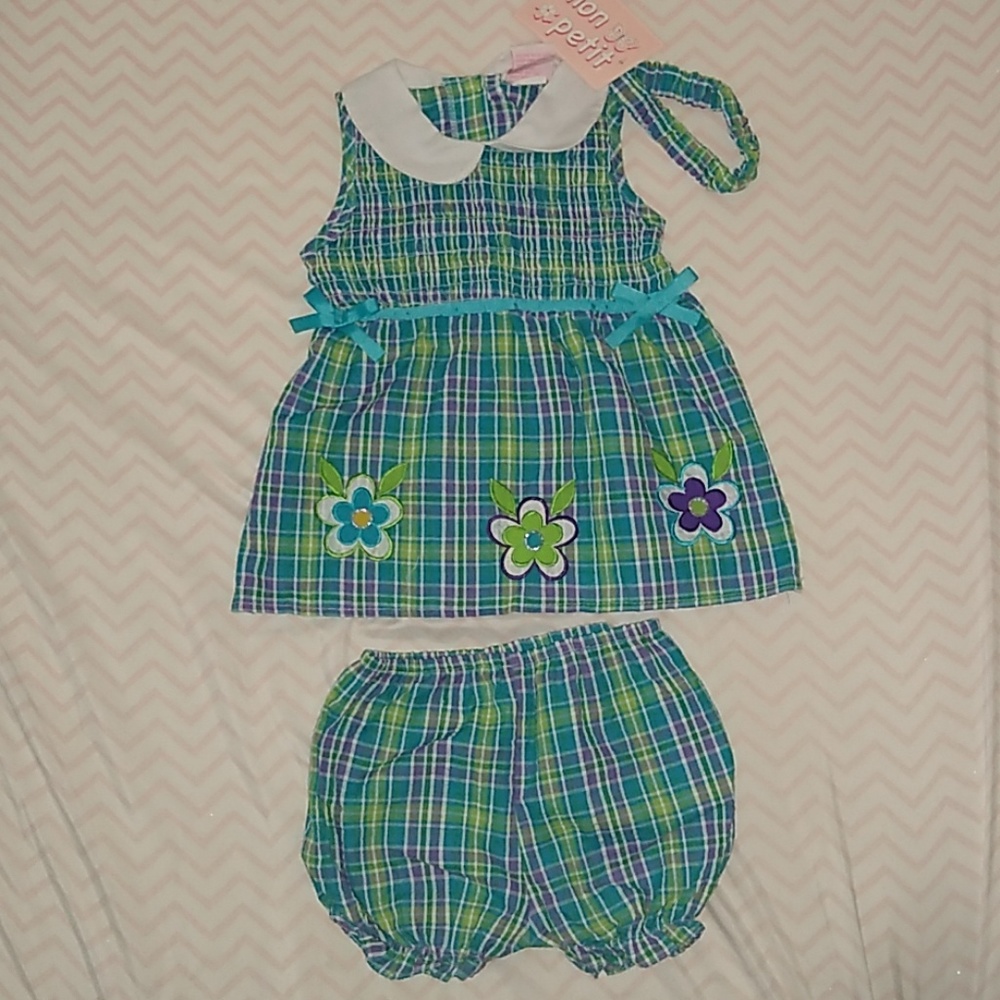 Dress and Bottom set plus matching Headband